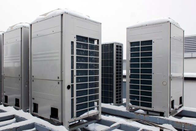 HVAC systems in large commercial buildings