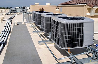 air conditioning system on New York City commercial building