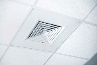 air conditioning vent in office building